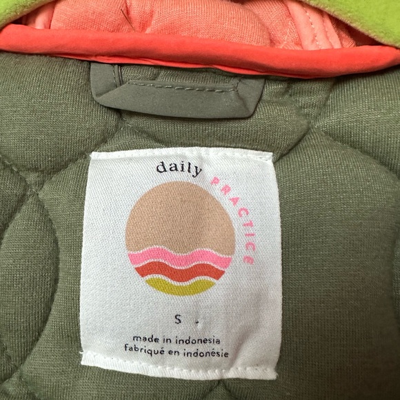 Anthro Daily Practice Green Quilted Coat - Picture 8 of 8